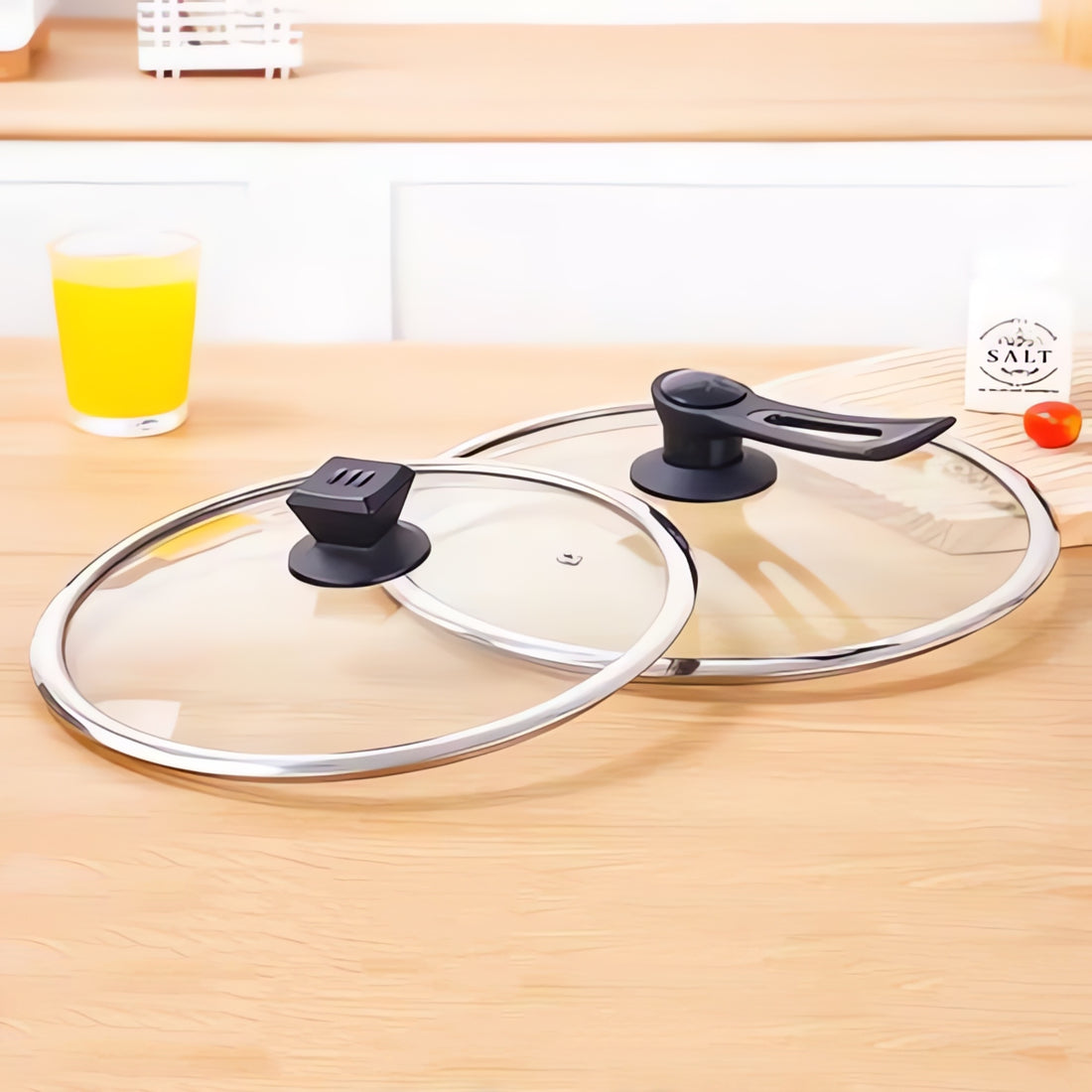 How to clean tempered glass lid in daily life ?