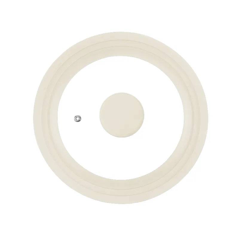 Three layers 24-26-28cm Silicone tempered glass lid
