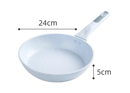 Factory High Quality Cookware 24cm Die Cast Aluminum Frying Pan With Lid And Handle