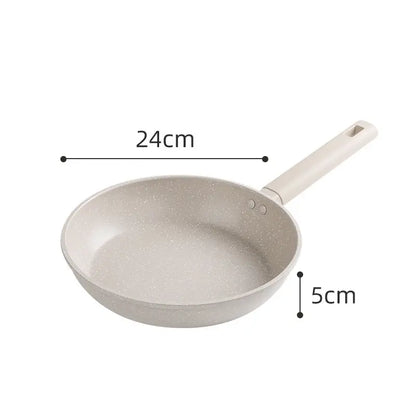 Factory High Quality Cookware 24cm Die Cast Aluminum Frying Pan With Lid And Handle