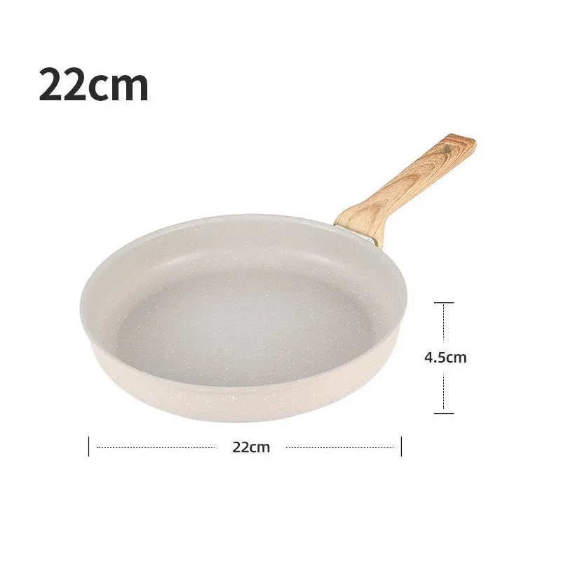 22cm Multiple Size Kitchen Utensils Cooking Ware Pan Aluminum Alloy Non-Stick Omelet Pancake Pan