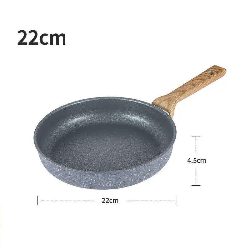 22cm Multiple Size Kitchen Utensils Cooking Ware Pan Aluminum Alloy Non-Stick Omelet Pancake Pan